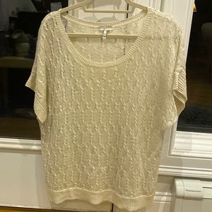 Joie linen sweater. Beautiful open knit lightweight and oversized.Like new!